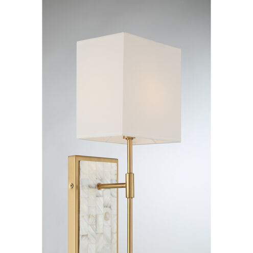 Eastover 1 Light 6.5 inch Warm Brass Wall Sconce Wall Light