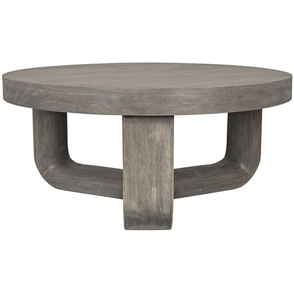 Joel 40 X 40 inch Distressed Grey Coffee Table