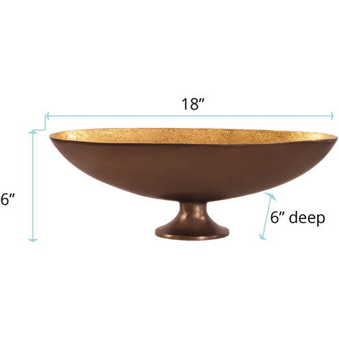 Carter 18 X 6 inch Decorative Bowl, Medium