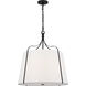 AH by Alexa Hampton Leander 4 Light Smith Steel Pendant Ceiling Light