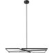 Alfie LED 20 inch Textured Black Chandelier Ceiling Light