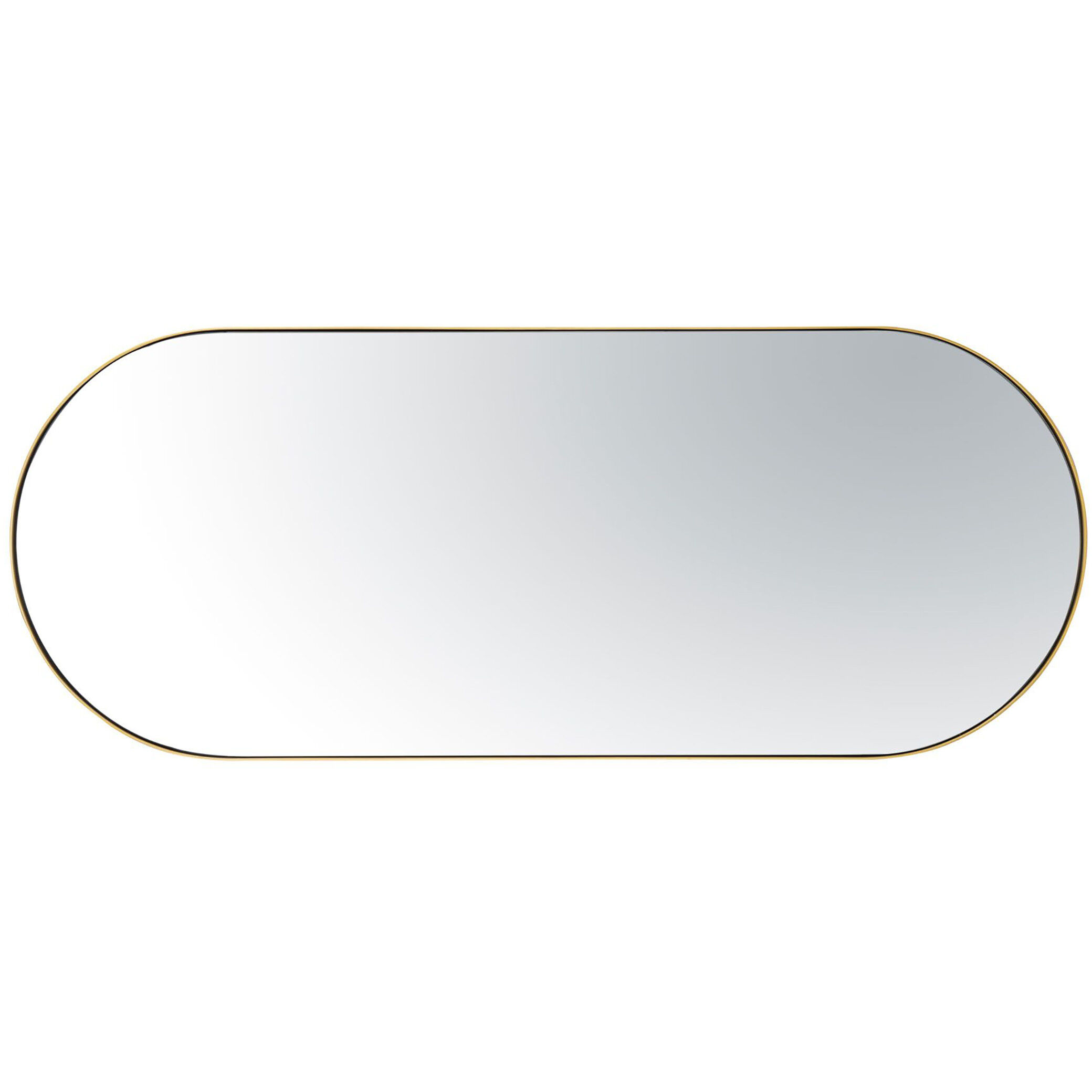 Capsule 60 X 24 inch Gold Wall Mirror