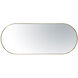 Capsule 60 X 24 inch Gold Wall Mirror