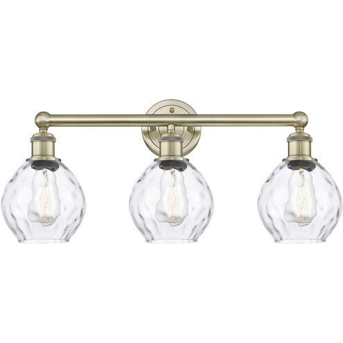 Waverly 3 Light 24 inch Antique Brass Bath Vanity Light Wall Light