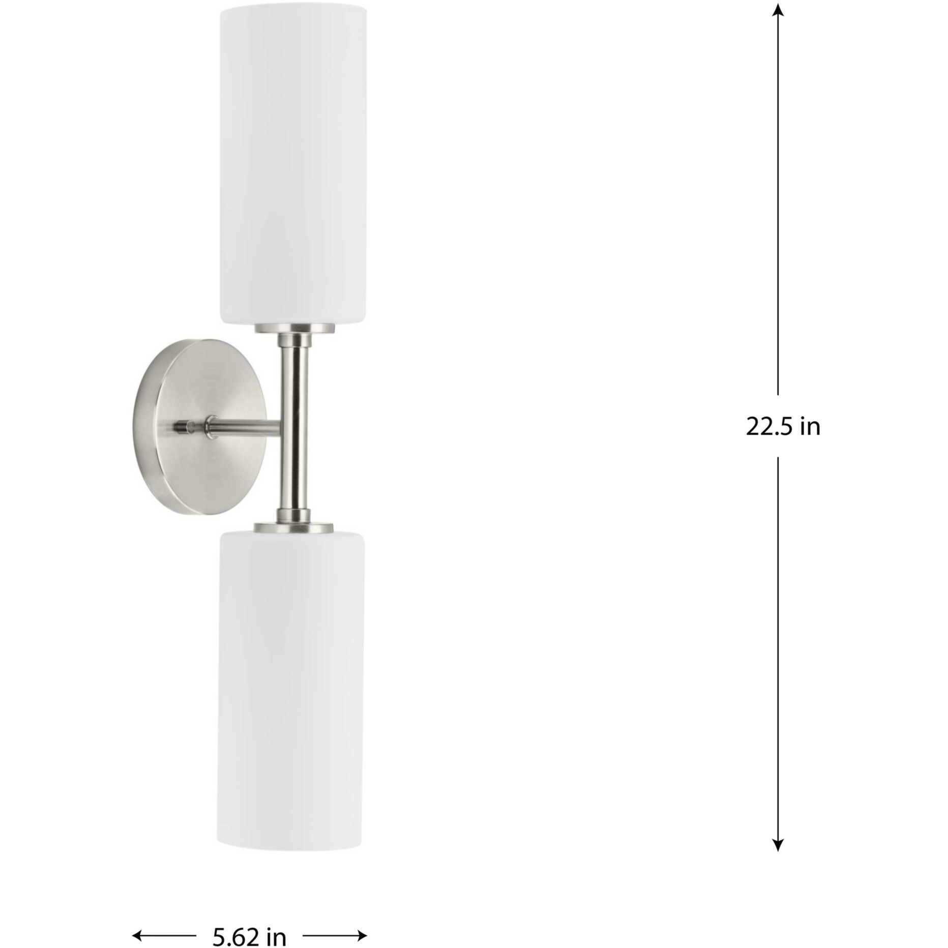 Cofield 2 Light 5.62 inch Brushed Nickel Wall Bracket Wall Light