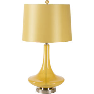 Zoey 25.5 inch 100 watt Mustard Table Lamp Portable Light