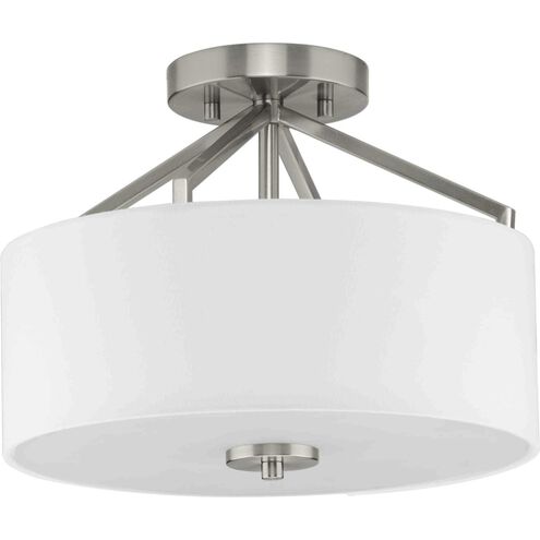 Goodwin 2 Light 13 inch Brushed Nickel Semi-Flush Mount Convertible Ceiling Light
