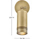 Pratt 1 Light 12.5 inch Heritage Brass Outdoor Wall Mount