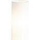 Internal 58 inch 40.00 watt Polished Chrome and Chrome Floor Lamp Portable Light