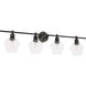 Rochester 4 Light 38 inch Black Wall sconce Wall Light