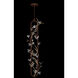 Volare 8 Light 12.5 inch Brushed Bronze Pendant Ceiling Light