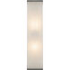 Abbott 2 Light 4.25 inch Urban Bronze Bath Vanity Light Wall Light in Urban Bronze and Alabaster