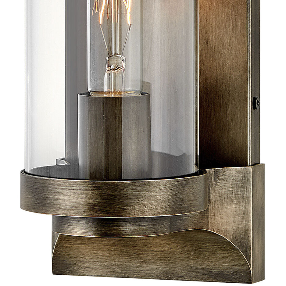 Pearson LED 14 inch Burnished Bronze Outdoor Wall Mount Lantern, Medium