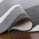 Kali 90 X 63 inch Black/White/Grey Rug in 5 x 7