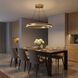 Aro LED 24 inch Satin Brass Chandelier Ceiling Light