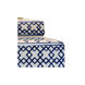 Wildwood 31 inch 100 watt Blue/White Glaze Table Lamp Portable Light