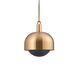 Forked LED 13.39 inch Brass Pendant Ceiling Light