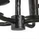 Clover 4 Light 12.5 inch Black Forged Iron Pendant Ceiling Light