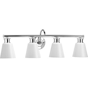Ashford 4 Light 34 inch Polished Chrome Bath Vanity Wall Light
