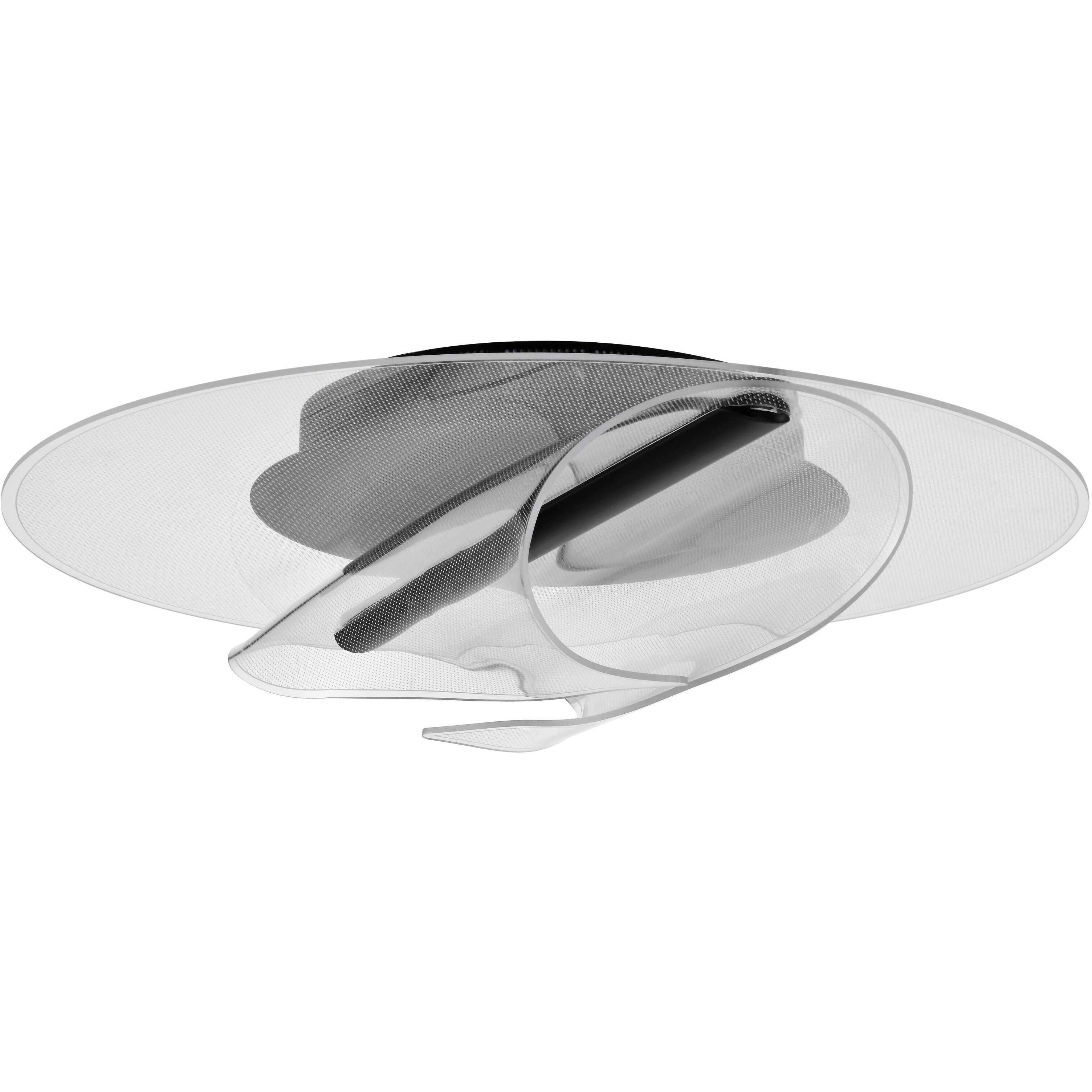 Geneva LED 17.75 inch Matte Black Flush Mount Ceiling Light
