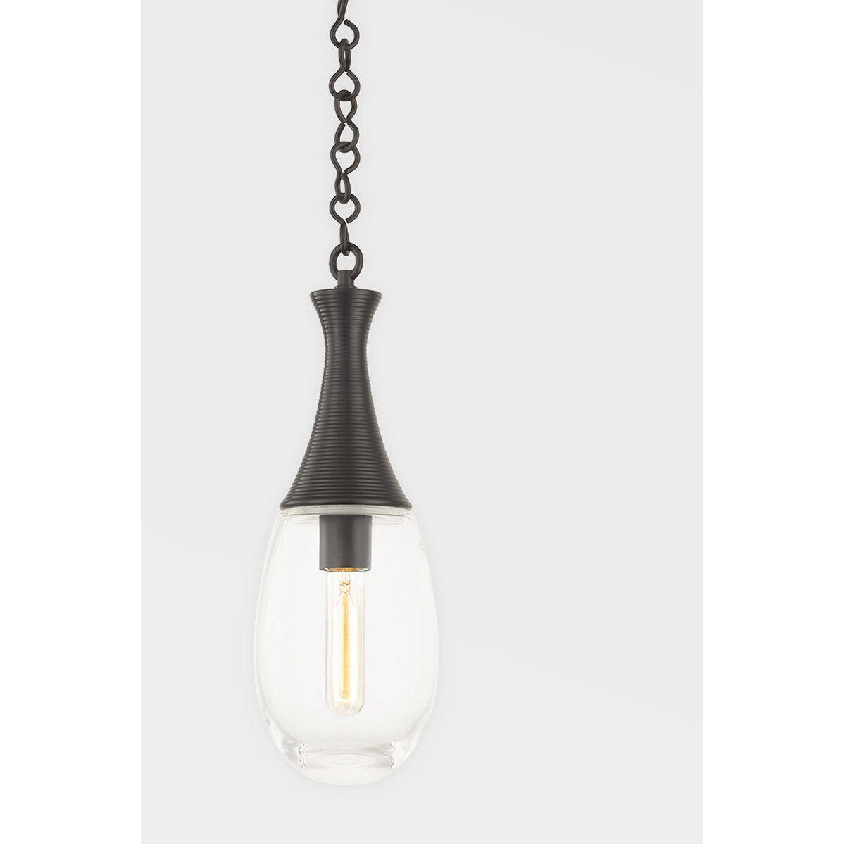 Southold 1 Light 5.5 inch Black Brass Pendant Ceiling Light, Small