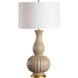 Augusta 25.5 inch 100.00 watt Brown and Gold Table Lamp Portable Light