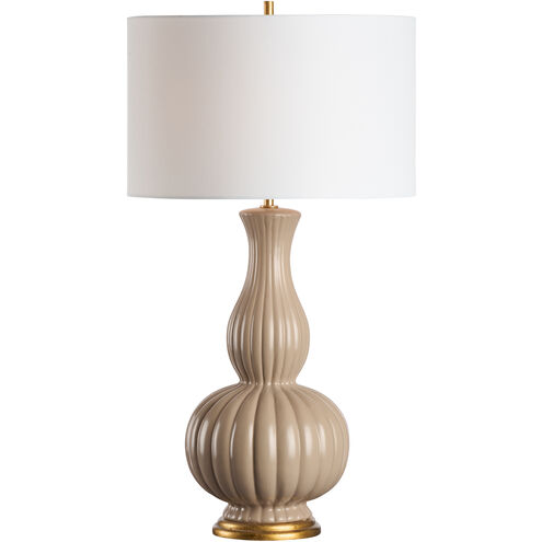 Augusta 25.5 inch 100.00 watt Brown and Gold Table Lamp Portable Light