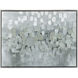 Buck Rain Light Green with Silver Framed Wall Art