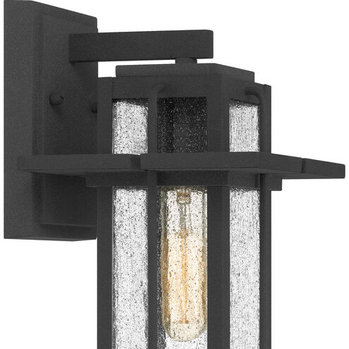 Randall 1 Light 13 inch Mottled Black Outdoor Wall Lantern, Medium