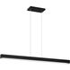 Presley LED 33 inch Matte Black Chandelier Ceiling Light