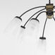 Arpeggio 8 Light 32 inch Matte Black Chandelier Ceiling Light