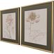 Delicate Sketch 33146 Pink and Gray and Neutral Framed Art