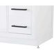 Alden 84 X 35 inch White Bathroom Vanity Cabinet