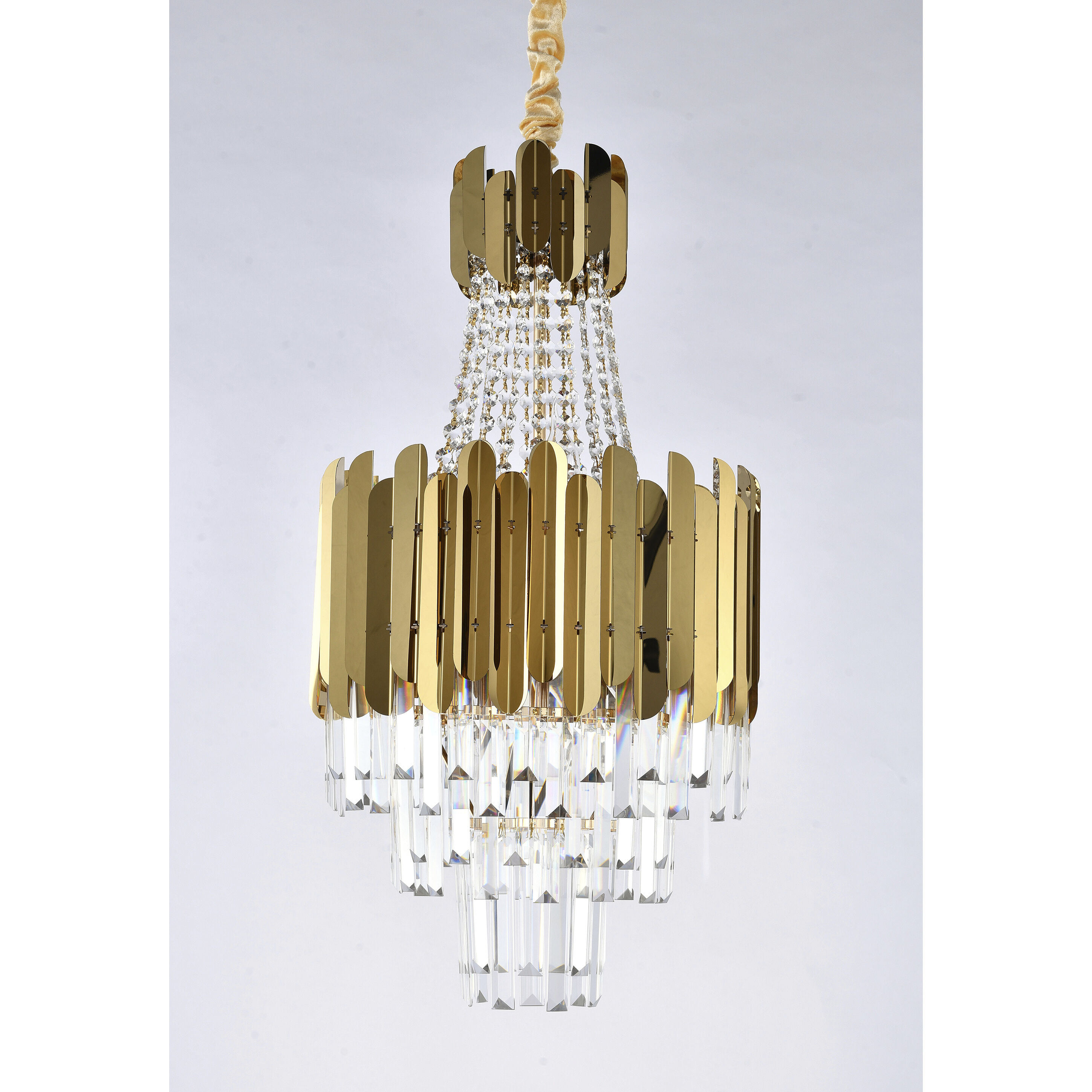 Canada 8 Light 16 inch Gold Chandelier Ceiling Light