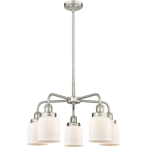 Bell 5 Light 23 inch Satin Nickel Chandelier Ceiling Light