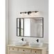 Valentina 4 Light 30 inch Matte Black Vanity Light Wall Light