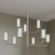 Mack 9 Light 34 inch Brushed Nickel Chandelier Ceiling Light