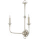 Nottaway 2 Light 17.75 inch Champagne Wall Sconce Wall Light, Large
