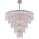 Gisel 22 Light 40 inch Polished Chrome Pendant Ceiling Light