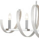 Venue 5 Light 36 inch Chrome Linear Chandelier Ceiling Light
