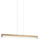 Junction LED 32.63 inch Aged Gold Brass Pendant Ceiling Light