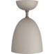 Wade 1 Light 8.5 inch Taupe Flush Mount Ceiling Light