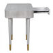 Celine 33 X 20 inch White Wash Desk/Side Table