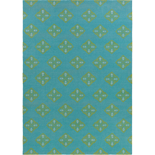Frontier 156 X 108 inch Teal, Grass Green, Seafoam Rug