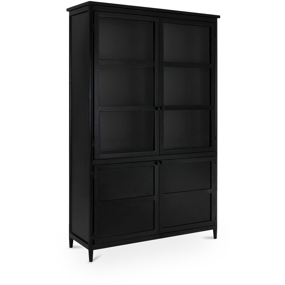 Henry Black Tall Cabinet