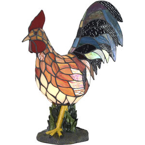 Morning Rooster 17.5 inch 7.00 watt Antique Bronze Accent Lamp Portable Light