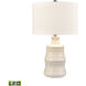 Dorin 25.5 inch 9.00 watt White Glazed Table Lamp Portable Light