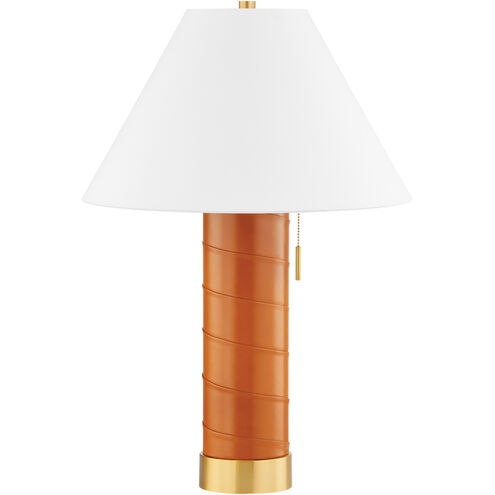 Norwalk 28.5 inch 15.00 watt Aged Brass Table Lamp Portable Light