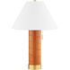 Norwalk 28.5 inch 15.00 watt Aged Brass Table Lamp Portable Light