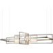 Summer LED 54.2 inch Dark Smoke and Sterling Pendant Ceiling Light in Dark Smoke/Sterling